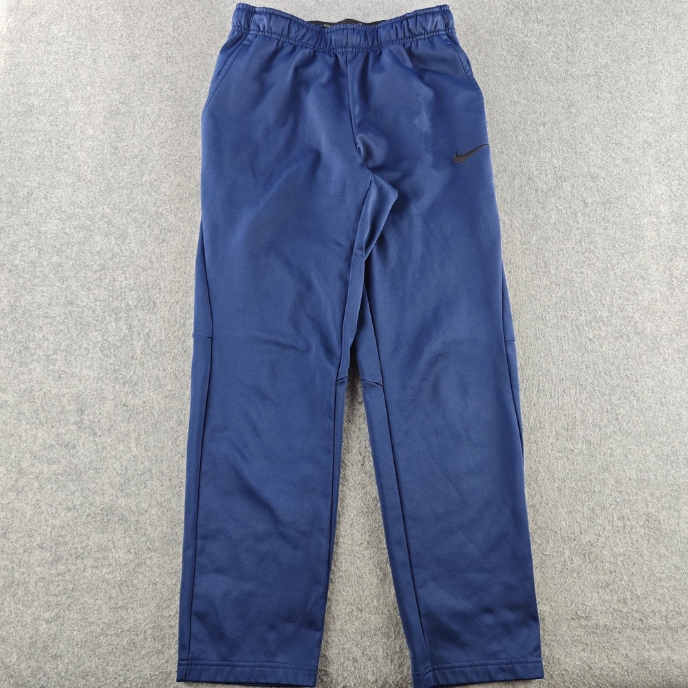Nike Dri-FIT Sweatpants Mens Small Navy Blue Athletic Fleece Joggers